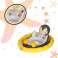 Baby swimming ring, inflatable ring for children, penguin with seat, max 23kg, 3-4 years old INTEX 59570 image 3