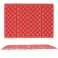 Saliekamais putu paklājs tūristu sēdeklim sarkanā krāsā attēls 3