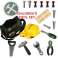 Workshop tools for children, a set of a small DIY enthusiast, helmet, glasses in a 23-piece bag. image 2