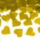 Tubo de confeti con corazones dorados, 60 cm. fotografía 1