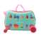 Children's travel suitcase, hand luggage on wheels, ice cream image 1