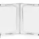MESA TURÍSTICA PEQUENA MESA DE PIQUENIQUE DOBRÁVEL 60X40CM BRANCO foto 5