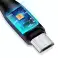 USAMS-kaapeli U18 microUSB 2A nopea lataus 1m musta / musta SJ268USB01 US kuva 1