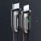 USAMS Braided USB C to Lightning Smart Power Cable off 20W PD Cable 1 image 4