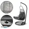 BALANÇOIRE DE JARDIN HAMAC CHAISE PANIER SUSPENDU COCON photo 4