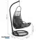 BALANÇOIRE DE JARDIN HAMAC CHAISE PANIER SUSPENDU COCON photo 5