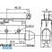 Interruptor de extremidade de alavanca de rolo horizontal 250V 10A CF7121 foto 3