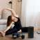 Træningsmassager Glat rulle Rulle Muskelmassage Rulle Yoga 28.5x15cm billede 6