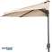 PARASOL DE JARDIN SEMI-MUR PARASOL POUR LA TERRASSE 2,7 M BEIGE photo 3
