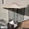 PARASOL DE JARDIN SEMI-MUR PARASOL POUR LA TERRASSE 2,7 M BEIGE photo 5