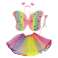Costume, Butterfly Outfit, Wings, Rainbow, Fairy image 1