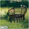 HANGING GARDEN SWING ARMCHAIR WITH CUSHION BLACK image 6