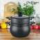 Cheffinger CF COUS8: 8L Marble Coated Steam Cooker Couscous Pot image 1