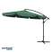 GRAND PARASOL DE JARDIN SUR UN BRAS PLIANT, 3,4 M VERT photo 1