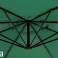 GRAND PARASOL DE JARDIN SUR UN BRAS PLIANT, 3,4 M VERT photo 3