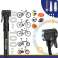 Aluminum Bicycle Pump Alogy Mini Bike Pump 100psi with Hand Holder image 3