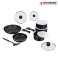 Herzberg HG 8091 15BK: 15 stuks marmer gecoate kookgerei set foto 4