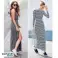 Casual chic stretch maxi robes en coton et lycra pour la vente en gros en ligne photo 4