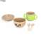 Set for babies and children: bowl, plate, cup, spoon and fork image 1