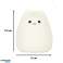 Luz noturna infantil Silicone 4 LED Battery Operated White Kitten foto 1