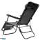 Garden deckchair foldable waterproof graphite image 4