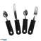 Wellys GI 041880: 4-teiliges Comfort Grips Senior Besteckset Bild 1