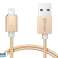 Magnetic Cable Elough usb Lightning iphone ipad ipod Gold image 1