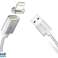 Magnetic Cable Elough usb Lightning iphone ipad ipod silver image 2