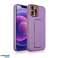 Noua carcasă Kickstand Case pentru iPhone 12 Pro cu Stand Purple fotografia 1