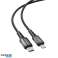 Acefast USB MFI кабель Тип C Lightning 1 2 м 30 Вт 3А черный C1 01 bl изображение 1