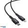 Acefast USB MFI Cablu Type C Lightning 1 8m 30W 3A Negru C4 01 C fotografia 2