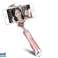 Selfie Stick Bluetooth Stick Halter LED Lampe Gold Bild 1
