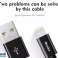 Benks Lightning MFI Cable Ámbar 180 cm fotografía 3