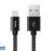 Benks Lightning MFI Cable Ámbar 180 cm fotografía 1