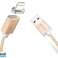 Magnetkaabel Elough usb Lightning iphone ipad ipod Gold foto 2