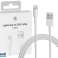 Original Apple Lightning 1m MD818ZM / A iPhone hvid boks billede 1