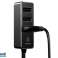 Автомобильное зарядное устройство Baseus Quick Charge QC 4x USB 5.5A черный изображение 3