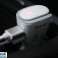 Benks 2in1 Bluetooth Earphone Car Charger 2x USB white image 4