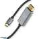 Cable 1 8m USB C Type-C a DisplayPort 1.4 8K 60Hz Alogy Negro fotografía 4