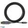 Cable 1 8m USB C Type-C a DisplayPort 1.4 8K 60Hz Alogy Negro fotografía 5