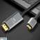Cable 1 8m USB C Type-C a DisplayPort 1.4 8K 60Hz Alogy Negro fotografía 3