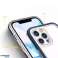 Kirkas 3in1-kotelo iPhone 12 Pro -geelikannelle, jossa kehys sininen kuva 3