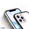 Kirkas 3in1-kotelo iPhone 12 Pro -geelikannelle, jossa kehys musta kuva 3