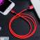 Wozinsky-kabel USB-kabel Lyn 2 4A 1m rød WUC L1R bilde 2