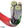 Baseus Superior USB-kabel Lyn 2 4 A 1 m rød CALYS A09 bilde 5