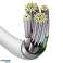 Baseus Superior USB-kabel Lyn 2 4A 0 25 m Hvit CALYS 02 bilde 6