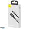 Baseus Tungsten USB-kabel Lyn 2 4 A 2 m svart CALWJ A01 bilde 4