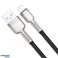 Baseus Cafule Metal Data Cavo USB Lightning 2 4 A 0 25 m nero CA foto 1
