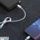 Dudao L6E USB kabelis C tipas Lightning PD 20W balta L6E nuotrauka 5