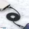 Dudao USB-kabel Typ C Blixt Snabbladdning PD 20W Svart L7M bild 1